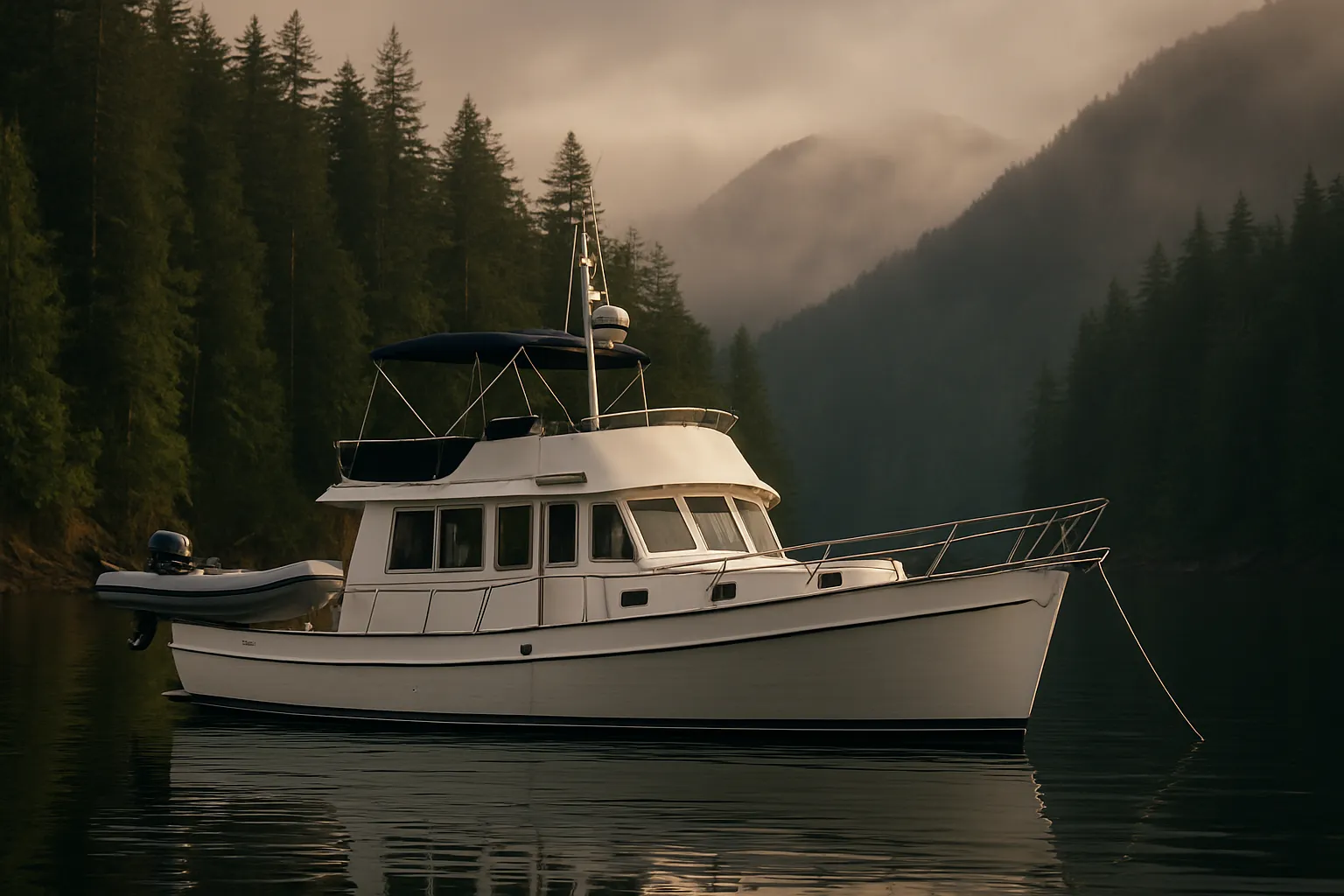 heavy-duty-trawler-dinghy-davit-system