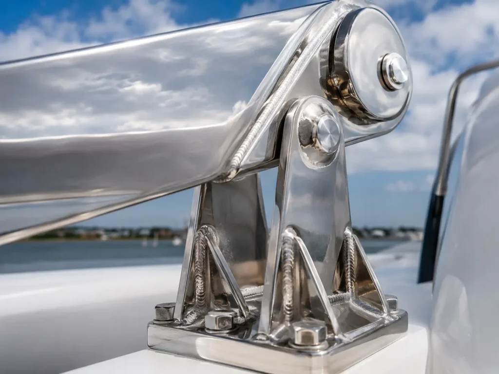 reinforced-stainless-steel-davit-mount